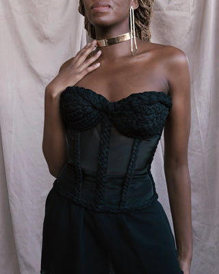 Blackmosphere Corset Top - Zoba Martin 