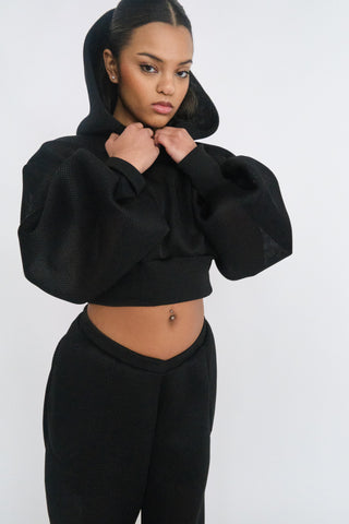 The Bubble Hoodie - Black