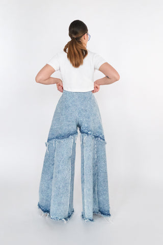 High Waist Free style denim pants